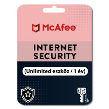 McAfee Internet Security (Unlimited eszköz / 1 év) (Elektronikus licenc) karbantartó program
