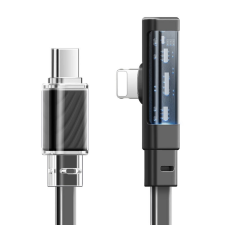 Mcdodo CA-3440 USB-C/Lightning apa - USB-C/Lightning apa Adat és töltő kábel - Fekete (1.2m) (CA-3440) kábel és adapter