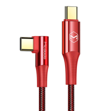 Mcdodo Cable USB-C to USB-C Mcdodo CA-8321 100W 90 Degree 1.2m (red) kábel és adapter