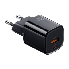 Mcdodo GaN USB + USB-C fali töltő 33W fekete (CH-0151) (CH-0151) mobiltelefon kellék