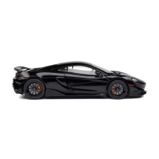  McLaren 600LT fekete 2018 modell autó 1:18 makett