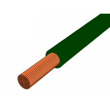  MCSKH (H05V-K) 1x1 mm2 zöld sodrott réz PVC szigetelésű 300/500V vezeték villanyszerelés