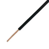  MCU (H07V-U) 1x4 mm2 fekete tömör réz PVC szigetelésű 450/750V vezeték