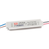 MEAN WELL ENTERPRISES CO., LTD. Egykimenetes Class 2 tápegység LED alkalmazásokhoz, Vin: 180-264 VAC, Vout: 24 VDC (0-0,75A), P: 18 W,IP67 Mean Well LPH-18-24
