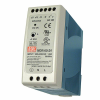 MEAN WELL ENTERPRISES CO., LTD. Mini kapcsolóüzemű tápegység, DIN sínre Vin: 85-264 VAC/120-370 VDC, Vout: 24 VDC (0-2,5A), P: 60 W Mean Well MDR-60-24