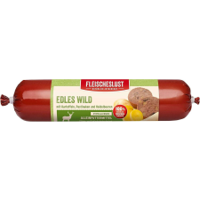 MeatLove párolt húsrolád - Szarvashús erdei gyümölccsel - Hipoallergén (4 x 400 g) 1.6kg kutyaeledel