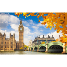  MÉDIA Big-Ben ősszel fotótapéta, öntapadós és mosható, 220 x 135 cm tapéta, díszléc és más dekoráció