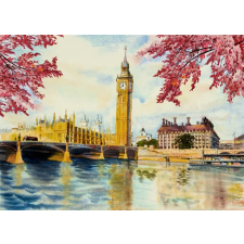  MÉDIA City98 Vászonfestmény - Turn Big Ben London, 105 x 70 cm grafika, keretezett kép
