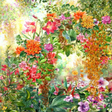  MÉDIA Flori68 vászonkép, 90 x 90 cm grafika, keretezett kép