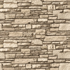  MÉDIA Fotótapéta, 220 x 135 cm, Krém kő tapéta, díszléc és más dekoráció