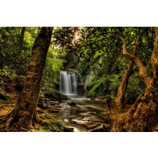 Média Kis erdei vízesés mintás tapéta, 220 x 135 cm tapéta, díszléc és más dekoráció