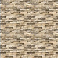  Média Krémszín és szürke vékony kőfal mintás tapéta, 135 x 225 cm tapéta, díszléc és más dekoráció