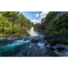  MÉDIA matrica, Vízesés a hegyekben, 220 x 135 cm tapéta, díszléc és más dekoráció