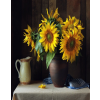  Media Nyomtatott tapéta, napraforgó csendélet, 135 x 225 cm