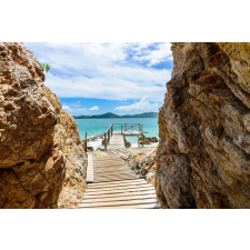  MÉDIA Öntapadó és lemosható fali tapéta, Beach50, 270 x 200 cm tapéta, díszléc és más dekoráció
