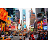  Média öntapadó és mosható fali tapéta, Egy nap a Time Square-en, 270 x 200 cm