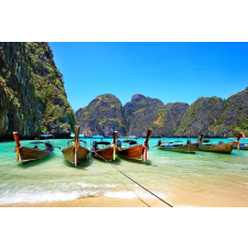  Média Plaja73 tapéta, hagyományos csónak minta, 270 x 200 cm tapéta, díszléc és más dekoráció