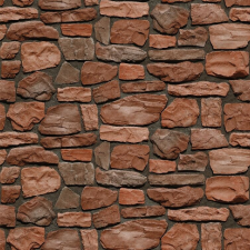  MÉDIA Tapéta, különböző sötétbarna kövek, 135 x 225 cm tapéta, díszléc és más dekoráció