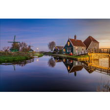  MÉDIA tapéta, malom a folyón, 220 x 135 cm tapéta, díszléc és más dekoráció