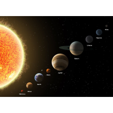  MÉDIA Tapéta, Solar System3, 220 x 135 cm tapéta, díszléc és más dekoráció