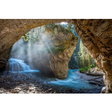  MÉDIA Vászonfestmény, Cascada17, 105 x 70 cm grafika, keretezett kép
