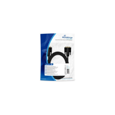 MediaRange DVI Anschlusskabel 2x DIV (24+1-polig) 2m schwarz (MRCS129) kábel és adapter