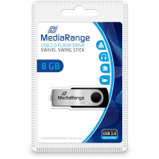 MediaRange USB-Stick  8GB USB 2.0 swivel swing Blister (MR908) pendrive