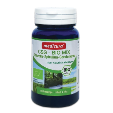  Medicura BIO CSG Mix (Chlorella + Spirulina + Zöldárpa)   120 db tabletta vitamin és táplálékkiegészítő
