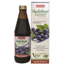 Medicura bio gyümölcslé 100% áfonya 330 ml üdítő, ásványviz, gyümölcslé