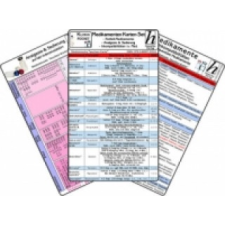 Medikamenten Karten-Set - Notfallmedikamente, Analgesie & Sedierung, Inkompatibilitäten intravenöser Medikamente idegen nyelvű könyv