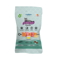 Mediterranean Natural Serrano Snacks macskáknak omega 3 + dha jutalomfalat macskáknak