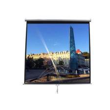 MEDIUM Rollo vetítővászon 1:1 180x180cm Matt fehér vetítővászon