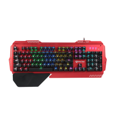 Meetion MT-MK20 Vezetékes Mechanikus Gamer Billentyűzet - Piros (UK) (MT-MK20RED) billentyűzet