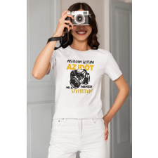  Meg tudom állítani az időt fehér póló egyedi ajándék