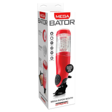 Mega-Bator Mouth Red/Clear maszturbátor