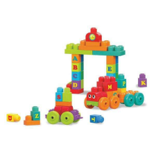 Mega Bloks ABC tanuló vonat barkácsolás, építés