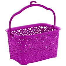 MEGA PLAST MONAKO csipesztartó kosár, 13×23,5×15,5 cm, ibolya bútor