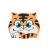 Megaform Szilikon gyerek úszósapka, Tigris  Megaform