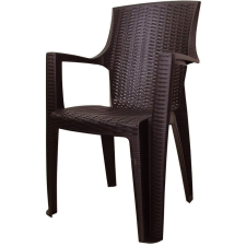 MEGAPLAST Amelia, polyrattan, wenge (8606018203994) kerti bútor