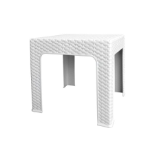 MEGAPLAST MEGA PLAST Kerti asztal BISTRO, fehér 48cm kerti bútor