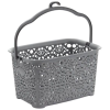 MEGAPLAST Mega Plast MONAKO kosár 13 × 23,5 × 15,5 cm - szürke