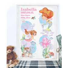  Megérkeztem takaró Sellő babaágynemű, babapléd