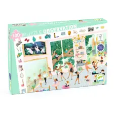  Megfigyeltető puzzle - Balett iskola, 100 db-os - The dance school puzzle, kirakós