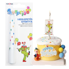 Meglepetés gyertya party kellék