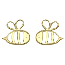  Méhecske fülbevaló, arany ékszer fülbevaló