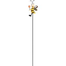 Méhecskét ábrázoló földbe szúrható dísz többszínű 70 cm kerti dekoráció