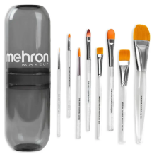  Mehron Paradise AQ ecset készlet 8 ecsettel+tartóval mosóval smink kiegészítő