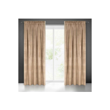  Melanie bársony sötétítő függöny Sötét bézs 140x270 cm lakástextília