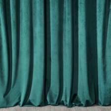  Melanie bársony sötétítő függöny Sötét türkiz 140x250 cm lakástextília