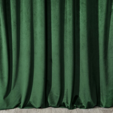  Melanie bársony sötétítő függöny Sötétzöld 140x270 cm lakástextília